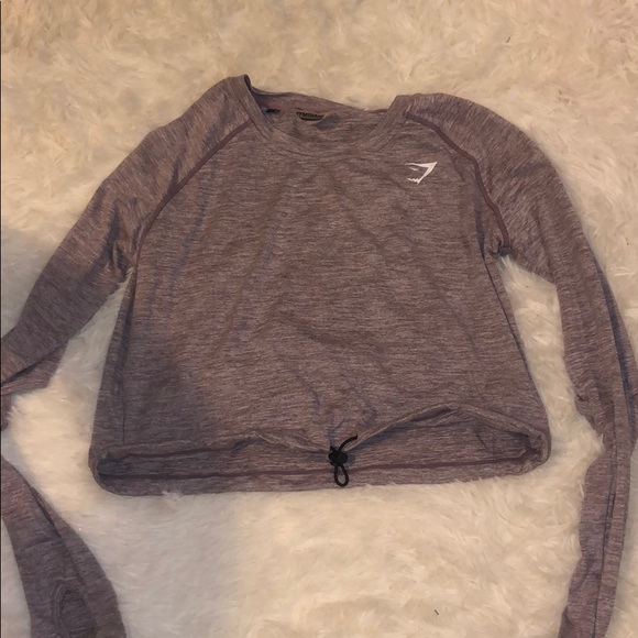 Gymshark draw cord  crop top - Picture 3 of 6